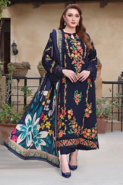 Aneela's  - 3pcs lawn emb - 918